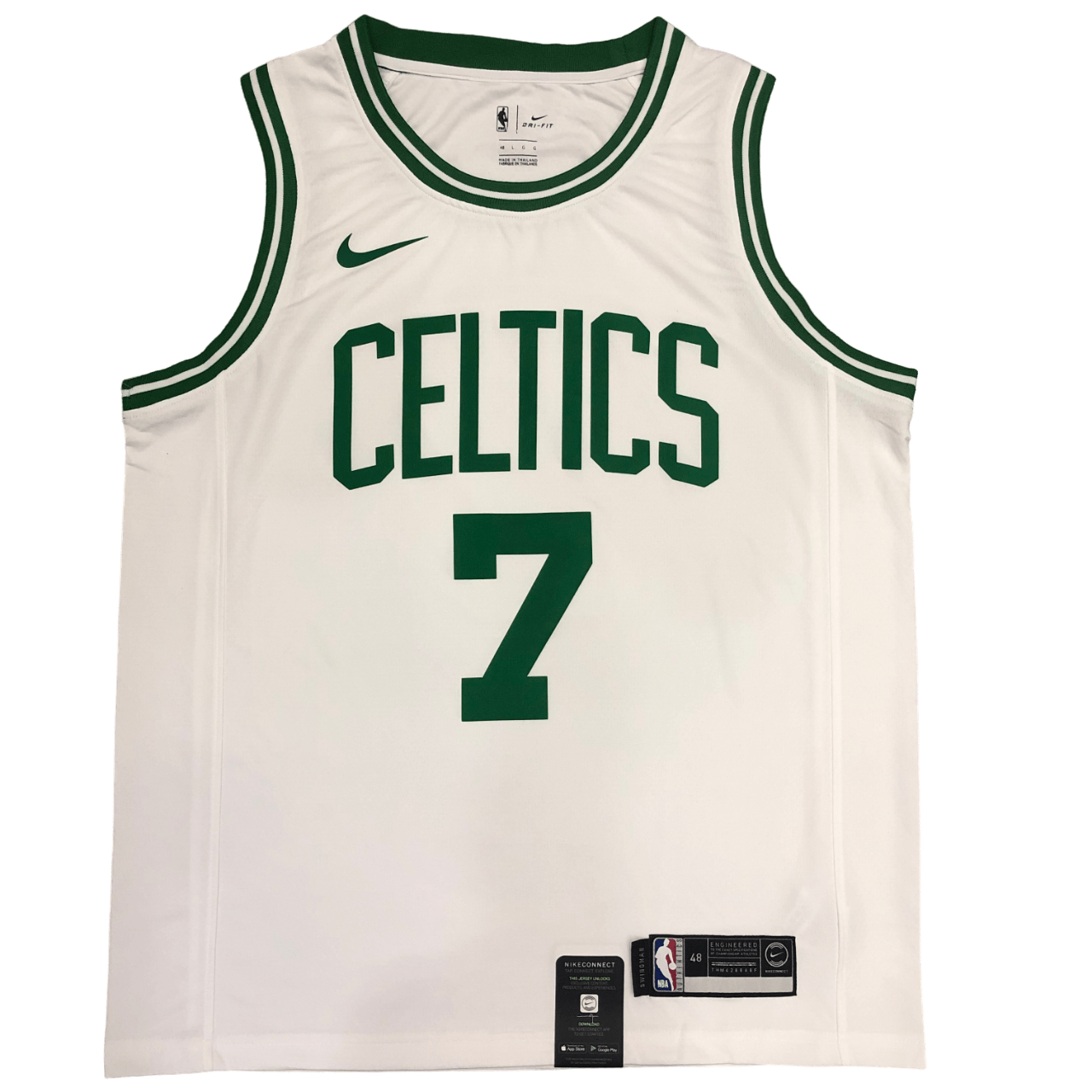 Regata NBA Boston Celtics Retrô Nike Authentic Brown 7 - Branca - Manto Club