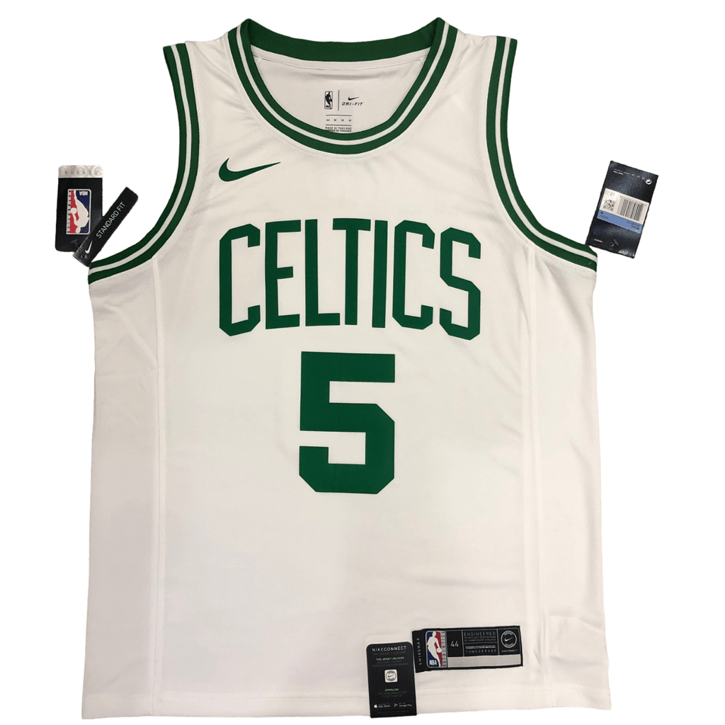 Regata NBA Boston Celtics Retrô Nike Authentic Garnett 5 - Branca - Manto Club