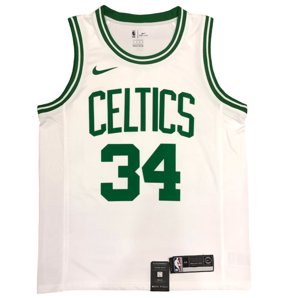 Regata NBA Boston Celtics Retrô Nike Authentic Pierce 34 - Branca - Manto Club