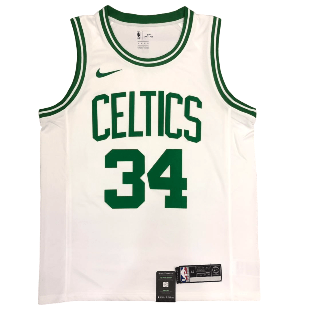 Regata NBA Boston Celtics Retrô Nike Authentic Pierce 34 - Branca - Manto Club