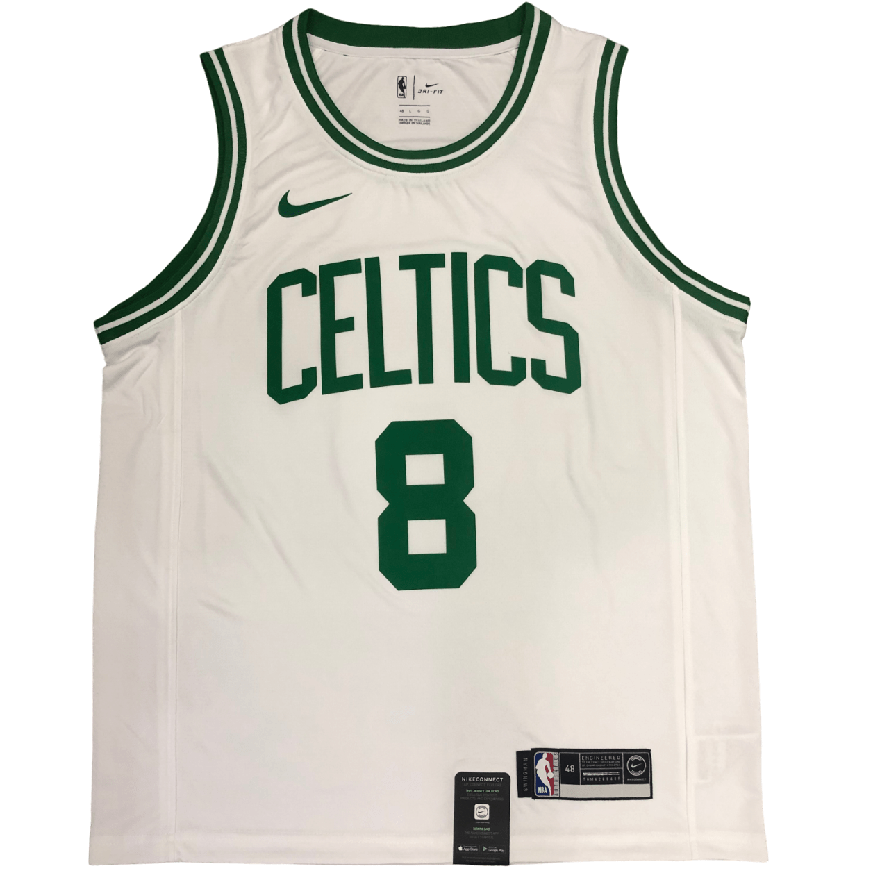Regata NBA Boston Celtics Retrô Nike Authentic Walker 8 - Branca - Manto Club
