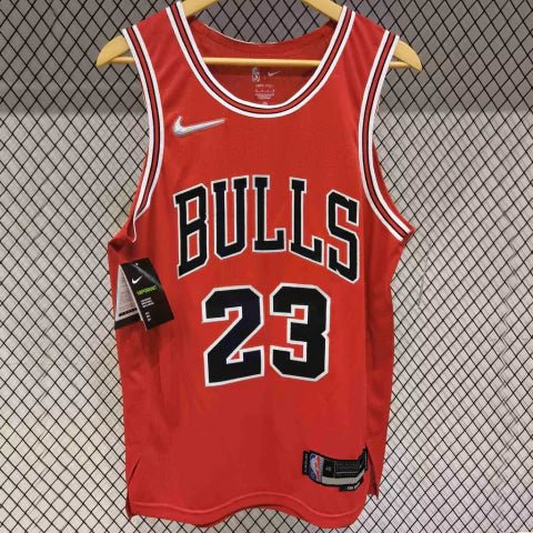 Regata NBA Chicago Bulls 75º Aniversário Nike Authentic Jordan 23 - Vermelha - Manto Club