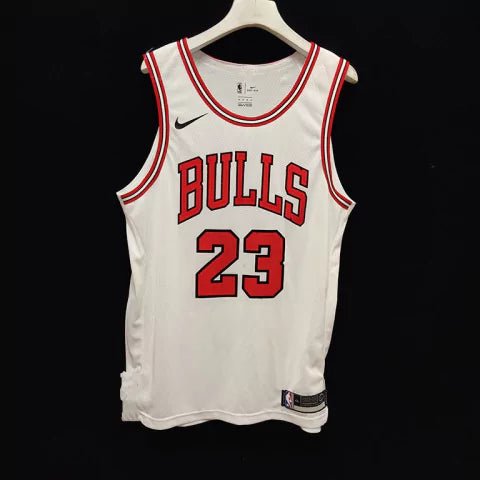 Regata NBA Chicago Bulls Icon Edition Nike Authentic Jordan 23 - Branca - Manto Club