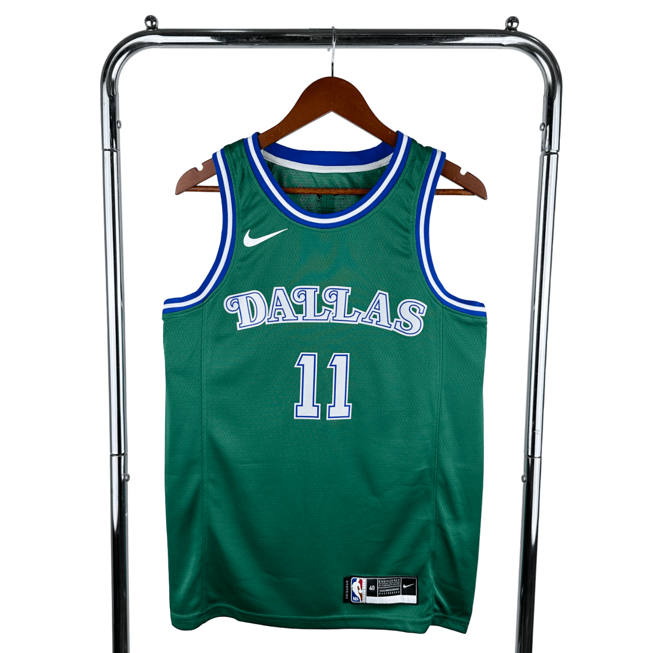 Regata NBA Dallas Mavericks Retrô Nike Authentic Irving 11 - Verde - Manto Club