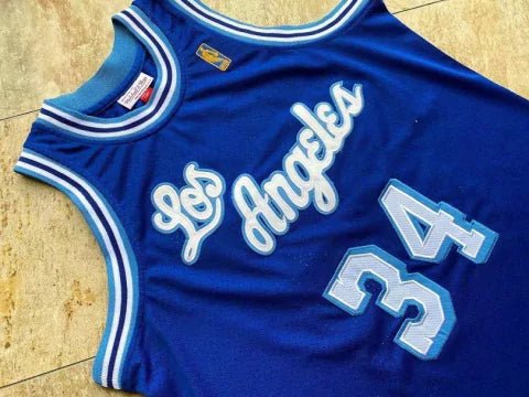 Regata NBA Orlando Magic Retrô 1996 - 1997 Mitchell & Ness Authentic O' Neal 34 - Azul - Manto Club