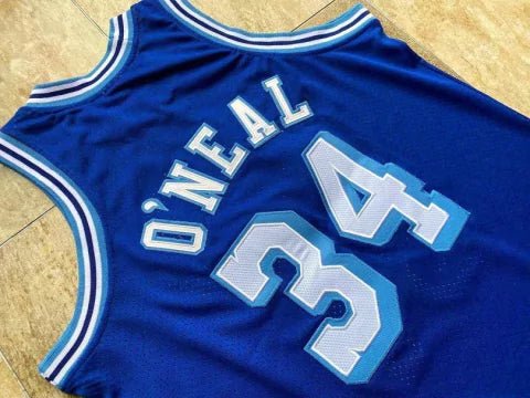 Regata NBA Orlando Magic Retrô 1996 - 1997 Mitchell & Ness Authentic O' Neal 34 - Azul - Manto Club