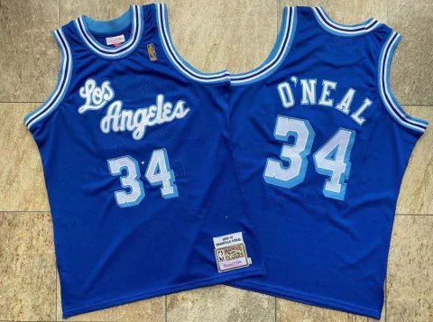 Regata NBA Orlando Magic Retrô 1996 - 1997 Mitchell & Ness Authentic O' Neal 34 - Azul - Manto Club