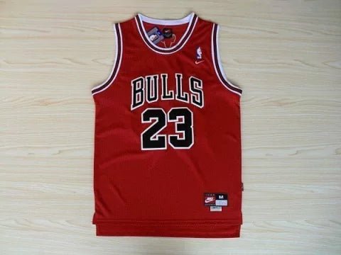 Regata NBA Retrô Chicago Bulls Nike Authentic Jordan 23 - Vermelha - Manto Club