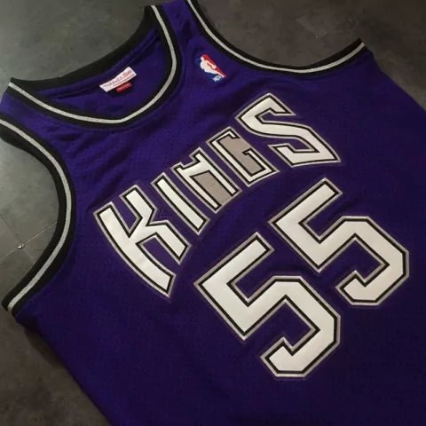 Regata NBA Sacramento Kings Retrô 1998 - 1999 Mitchell & Ness Authentic Williams 55 - Azul - Manto Club