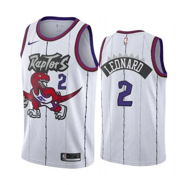 Regata NBA Toronto Raptors Retrô Nike Swingman Authentic Leonard 2 - Branca - Manto Club